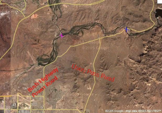 Lower salt river map